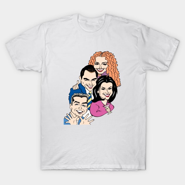 WILL & GRACE FAN ART!! T-Shirt by cartoonistguy